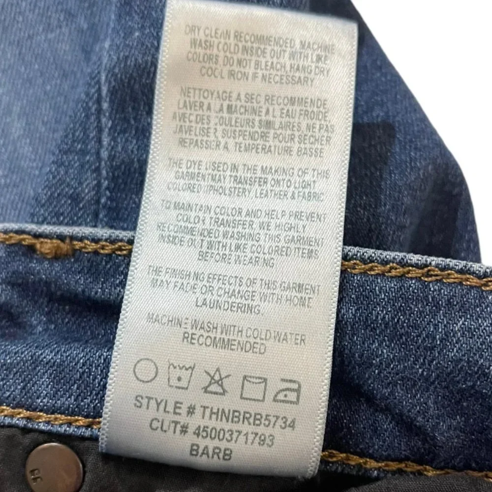 Joe's Jeans Women's Barb Cuff Mid Rise Crop Blue Jeans Size 25 Style 4500371793 - Picture 10 of 11